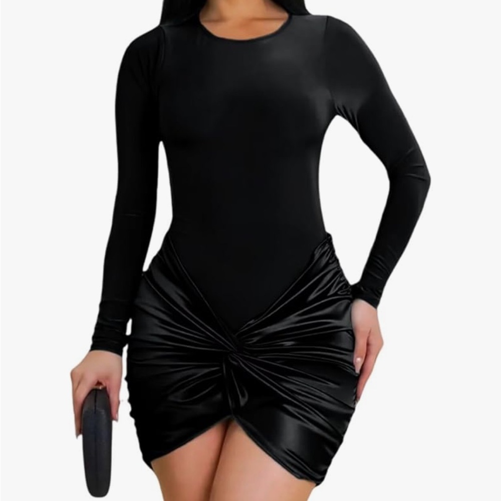 Elegant Black Mini Dress
